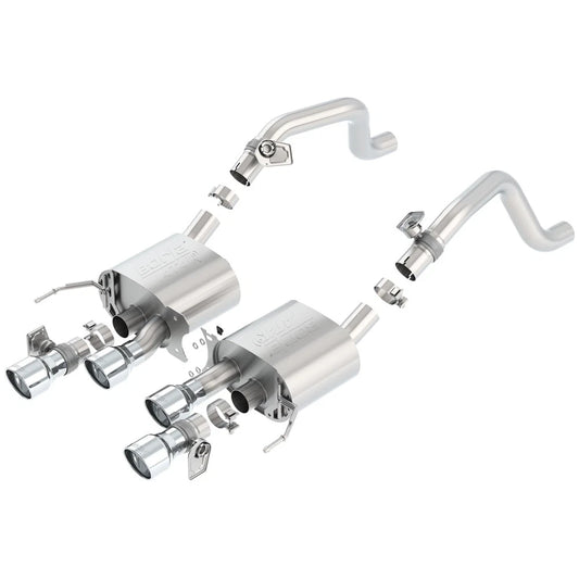 Borla Axle-Back Exhaust System - ATAK | 2014-2019 Chevrolet Corvette 6.2L (11875)