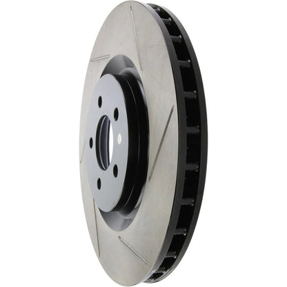 StopTech 126.61089SL Front Left Slotted Brake Disc Rotor for 07-14 Ford Mustang