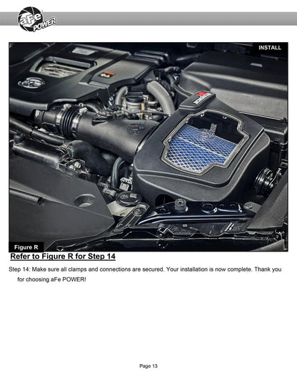 aFe Momentum HD Cold Air Intake System w/ Pro DRY S Filter 2022 Toyota Land Cruiser V6-3.3L (td)