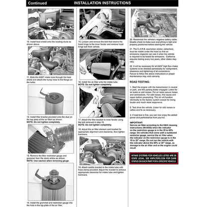 K&N Performance Intake Kit | Dodge Ram L6-5.9L Turbo DSL (94-02) (57-1525)
