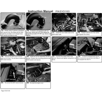 Injen Evolution Intake | BMW 3-Series (12-16) / 4-Series (14-16) / 2-Series (14-16) / BMW i3s (17-22) (EVO1103)