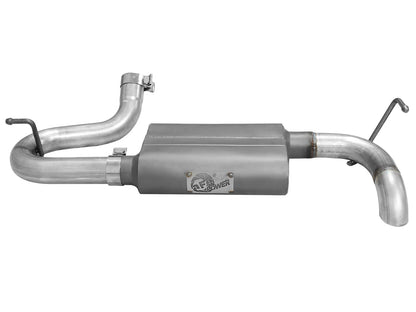 aFe 2.5in Aluminized Steel Axle-Back Hi-Tuck Exhaust | Jeep Wrangler F&R (07-17) (49-08046)