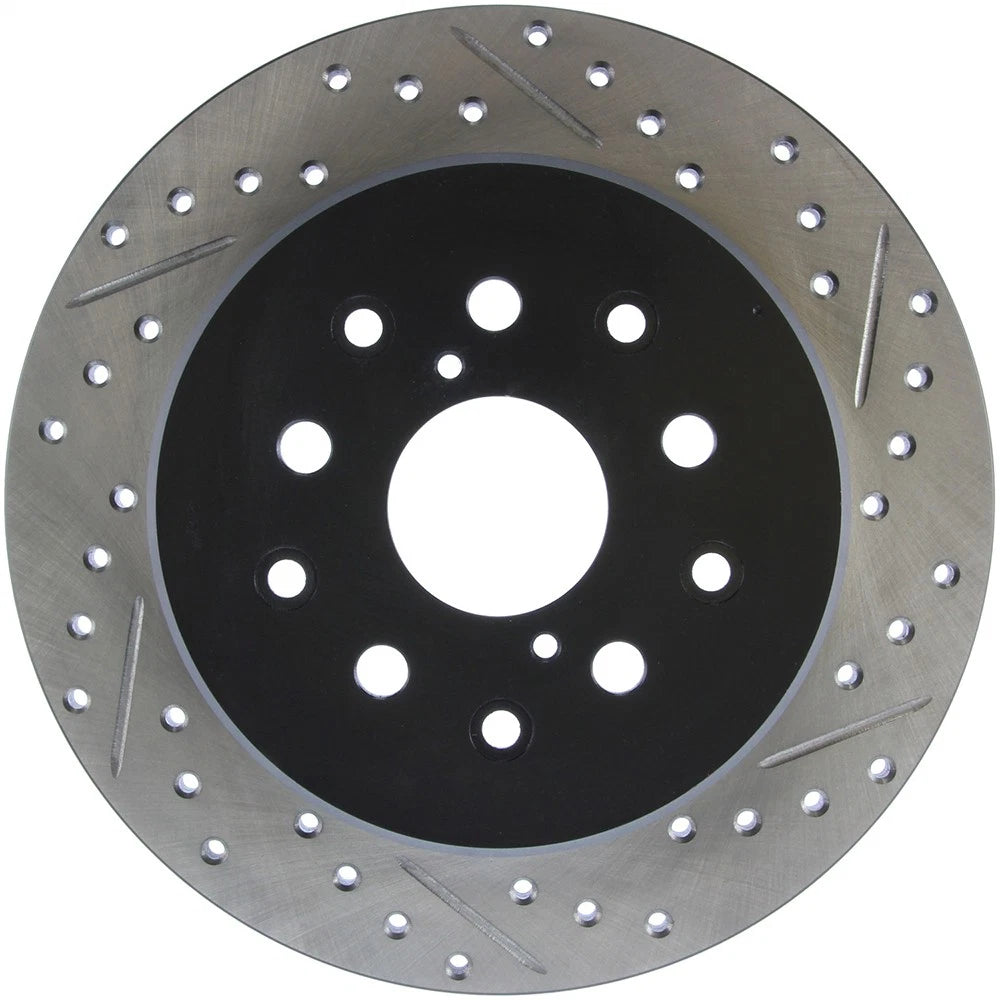 StopTech 127.44090L Rear Left Drilled Brake Rotor for 98-05 GS300 / 01-05 IS300