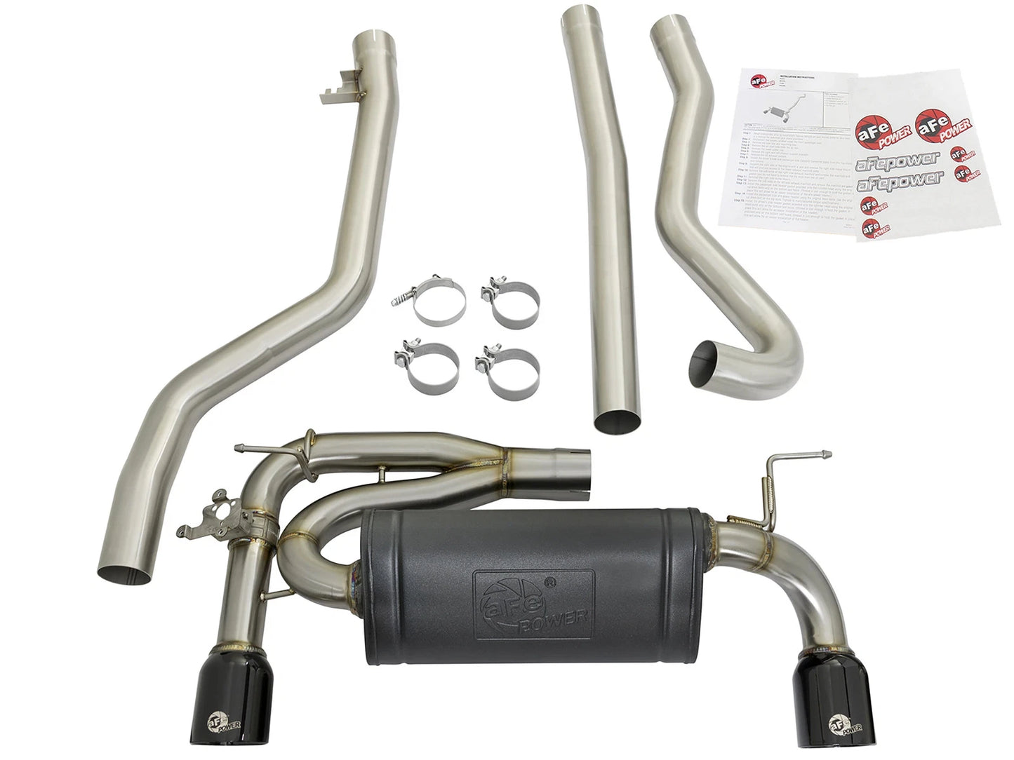 aFe MACH Force-Xp SS Cat-Back Exhaust | BMW 340i/340iX/440i/440iX (16-17) (49-36334-B)