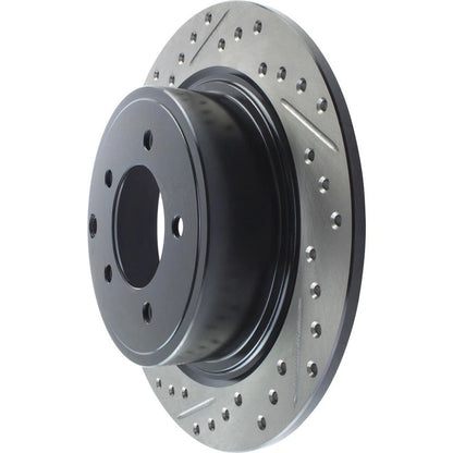 StopTech 127.63069R Rear Right Drilled Slotted Disc Brake Rotor for 08-16 Lancer