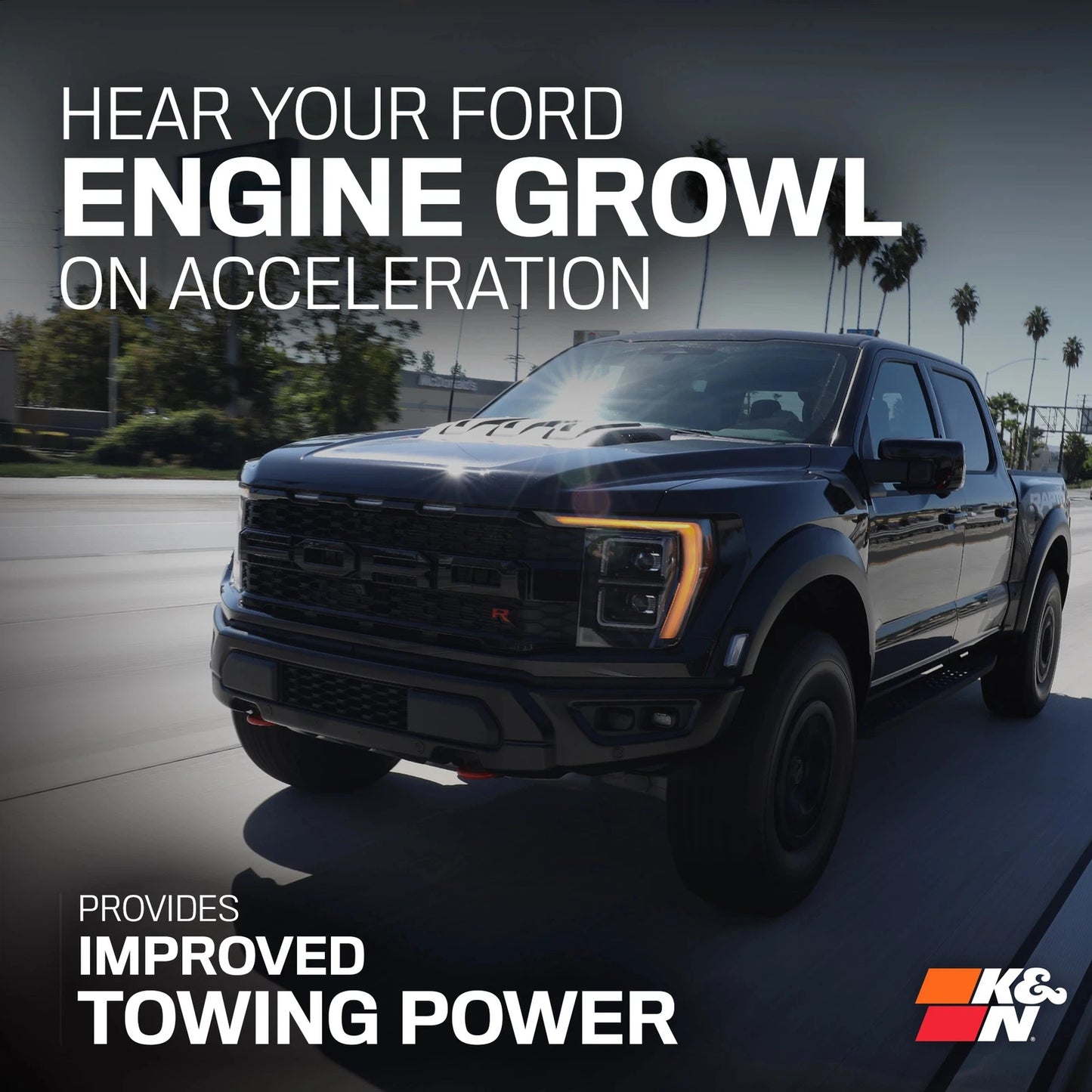 K&N Performance Air Intake System | Ford F150 Raptor R 5.2L V8 (63-2624)