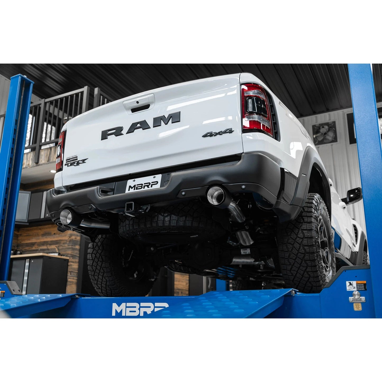 MBRP 3in Cat-Back Exhaust Dual Rear Carbon Fiber Tips Race T304 | Ram TRX 6.2 S/C (21) (S51543CF)