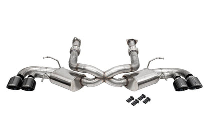CORSA Perf 3.0 in Cat-Back Exhaust | Corvette C8 (20-25) NPP (21108CFBLK)