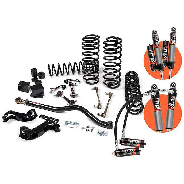 JKS 18-21 Jeep JL J-Venture 2.5in 4Dr w/Fox 2.5 Performance Elite Series Shocks HD Rate Coils