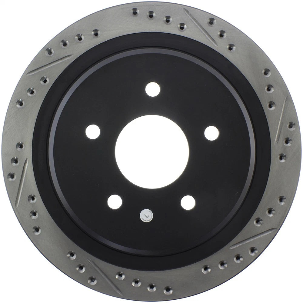 StopTech 127.62061L Rear Left Drilled Brake Rotor for 04-09 XLR / 97-13 Corvette