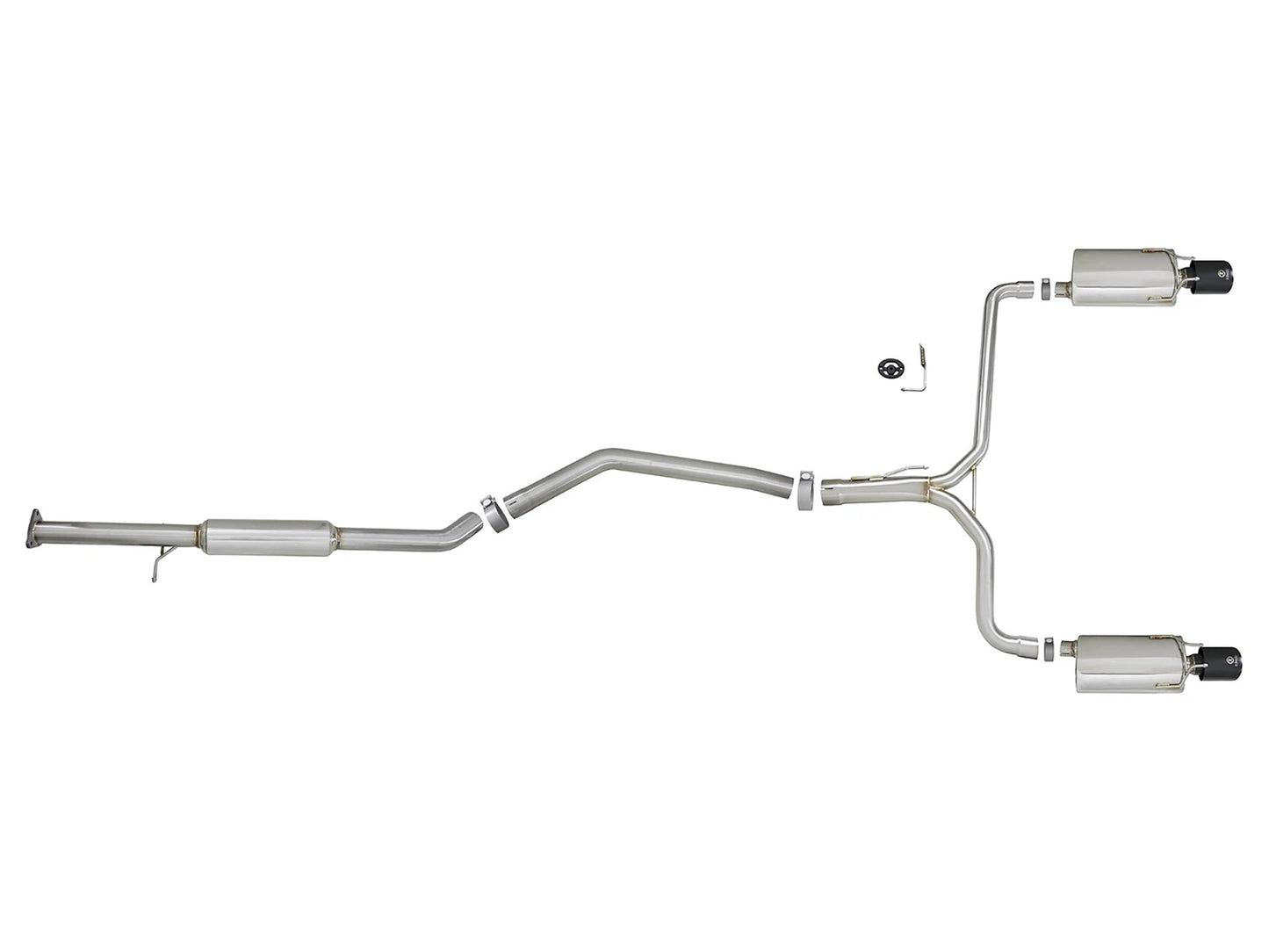 aFe Takeda 2-1/2in to 1-3/4in SS Dual Cat-Back Exhaust | Honda Accord 13-17 2.4L (49-36605-B)