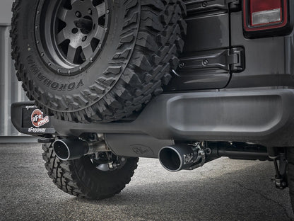 aFe 2.5in 409 SS Axle-Back Exhaust | Jeep Wrangler JL V6 3.6L (18+) (49-48067-B)