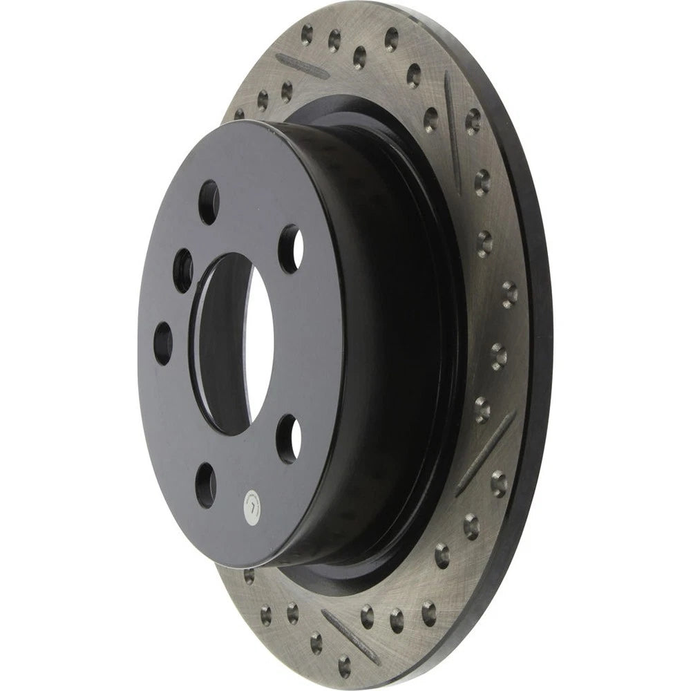 StopTech 127.34159L Rear Left Drilled Disc Brake Rotor for 2014-2019 Mini Cooper
