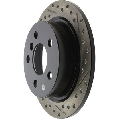 StopTech 127.34159L Rear Left Drilled Disc Brake Rotor for 2014-2019 Mini Cooper
