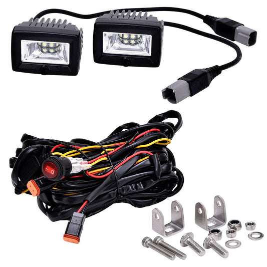 KC HiLites KC Hilites C-Series LED Lights - C2 / 2in / 20w Flood / Pair (KC328)