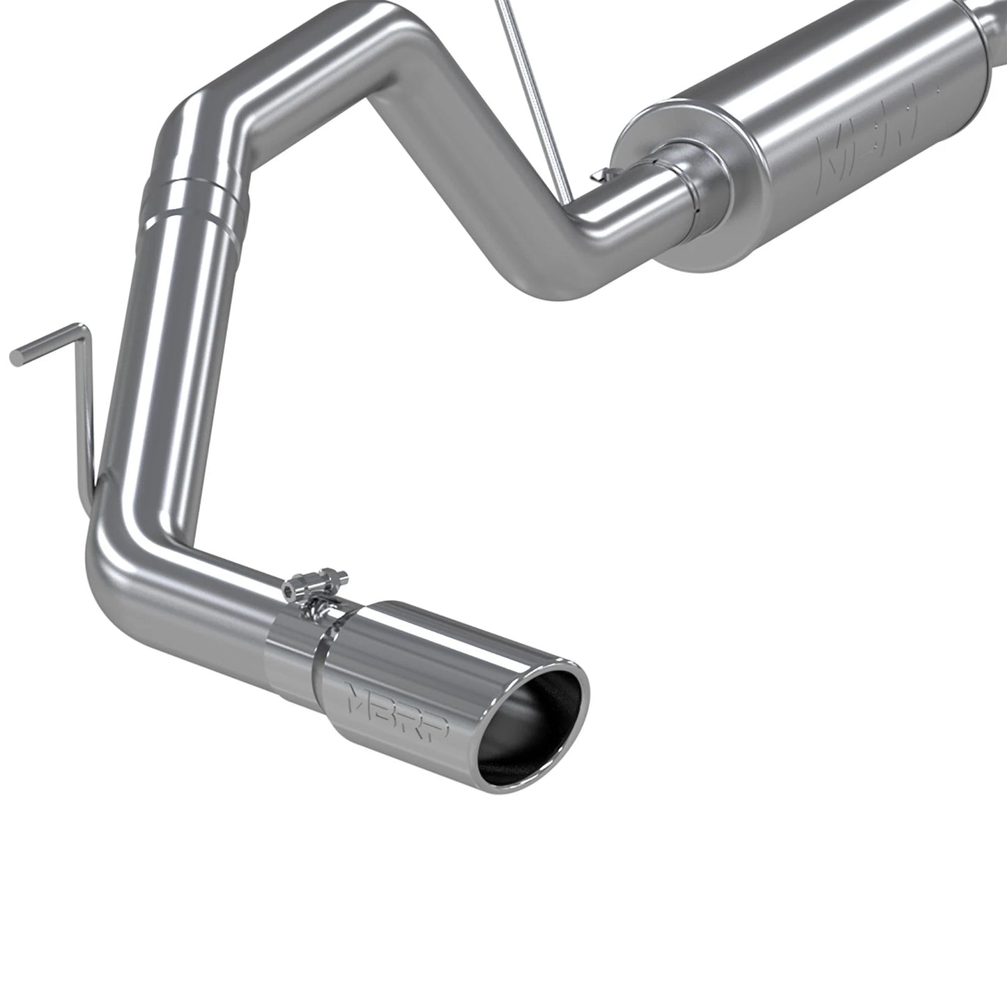 MBRP 3in. Cat-Back Single Side Exit Exhaust | Nissan Titan 5.6L EC/CC (04-06) (S5400AL)