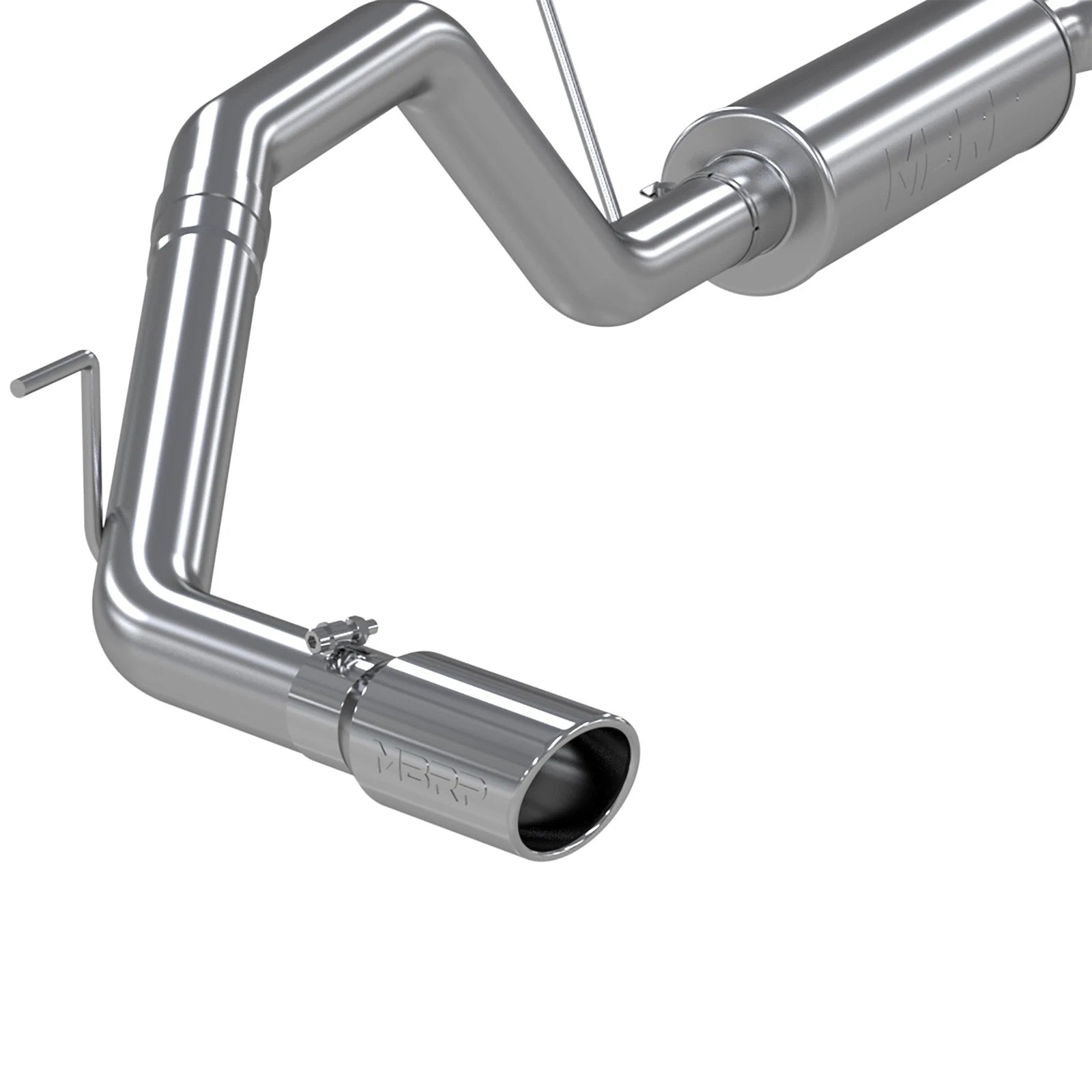 MBRP 3in. Cat-Back Single Side Exit Exhaust | Nissan Titan 5.6L EC/CC (04-06) (S5400AL)