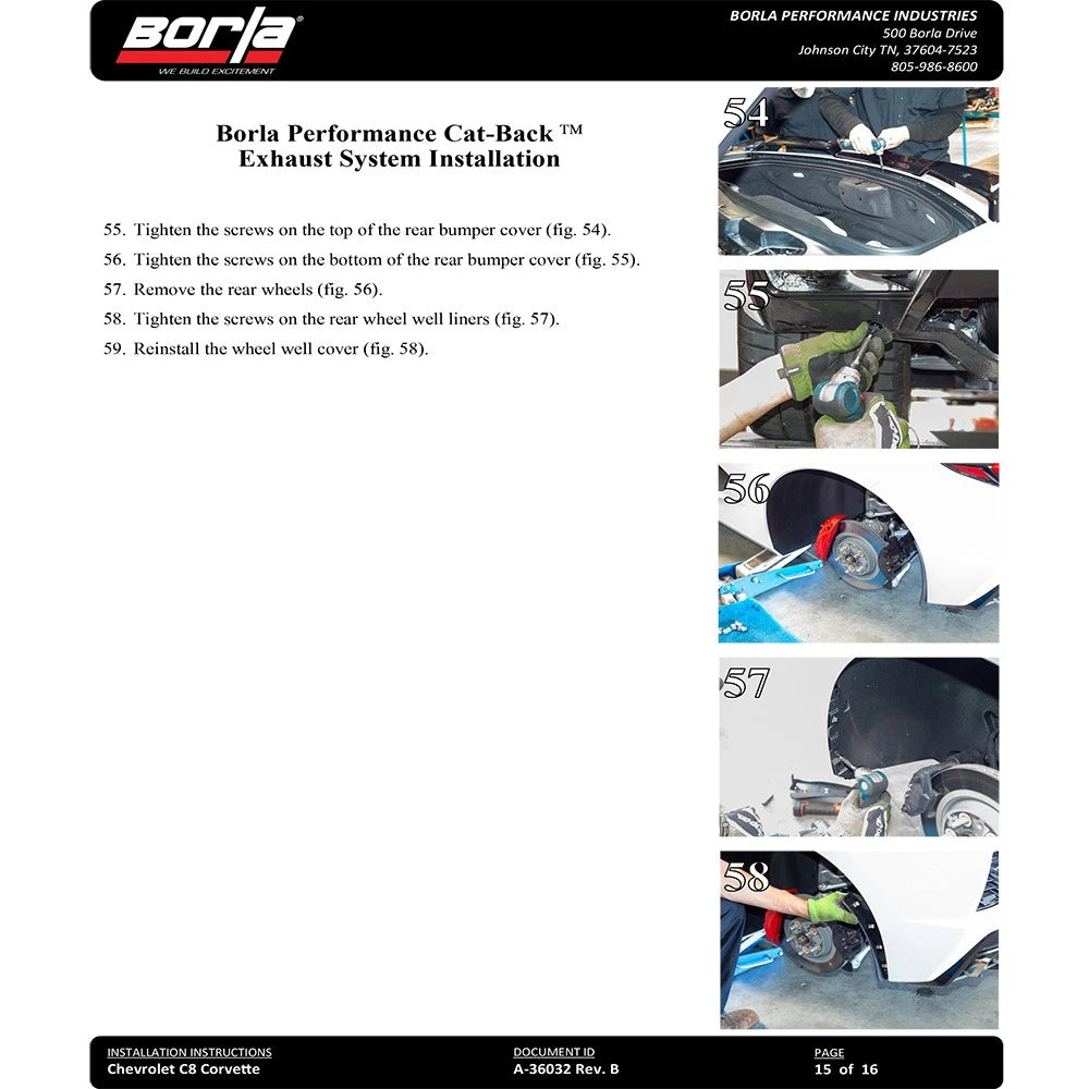 Borla Exhaust Cat-Back Exhaust System | 2020-2021 Chevrolet Corvette (140838/9)