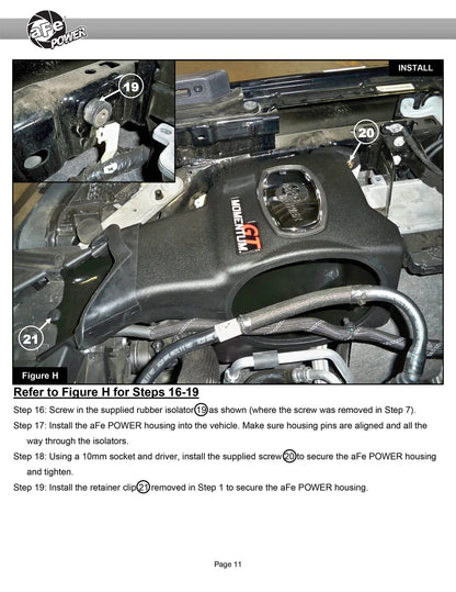 aFe Momentum HD Cold Air Intake System w/ Pro 5R Media | Ford Bronco 2.3L (21+) (50-70082R)