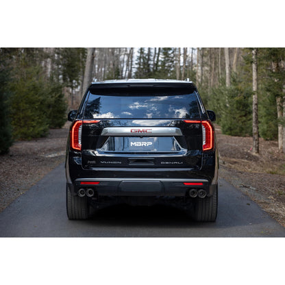 MBRP 3in Dual Split Cat-Back Exhaust w/ Quad Carbon Fiber Tips | Chevrolet Tahoe / GMC Yukon (21+) (S50573CF)