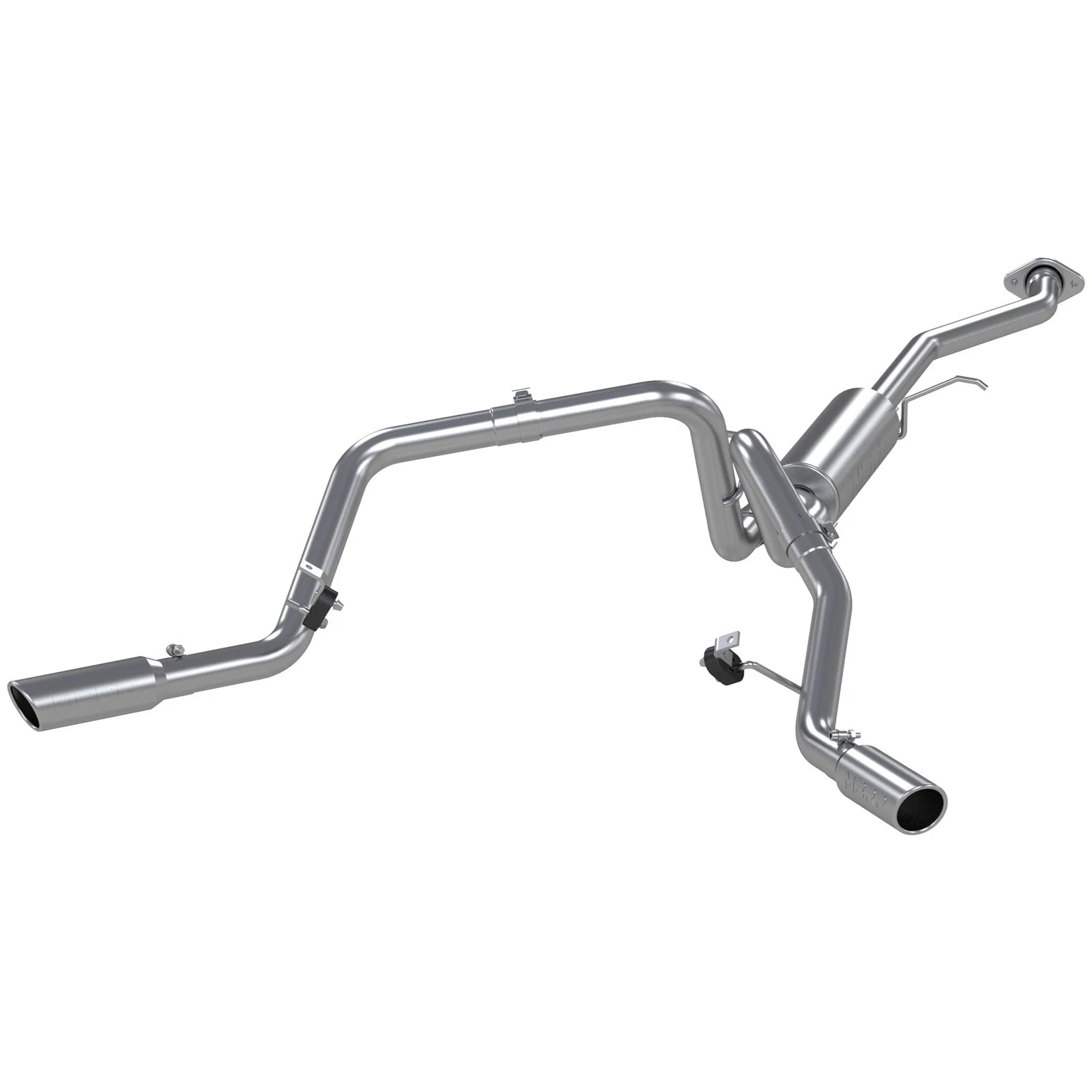 MBRP 2.5in Cat-Back Dual Split Side Exhaust | Chevy/GMC 1500 Classic 4.8L/5.3L (03-07) (S5018AL)