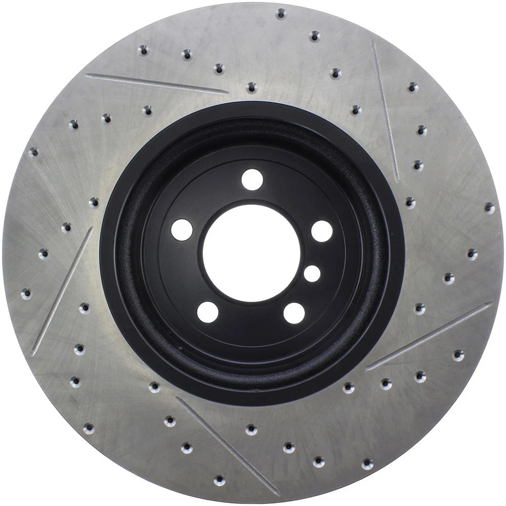 StopTech 127.34144R Front Right Drilled Brake Rotor for 13-16 335i / 17-20 440i