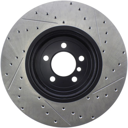 StopTech 127.34144R Front Right Drilled Brake Rotor for 13-16 335i / 17-20 440i