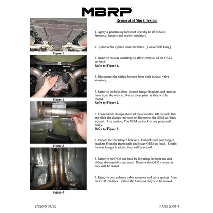 MBRP Armor Pro 3in Street Profile Catback Exhaust | Ford Mustang GT (24+) (S7280304)