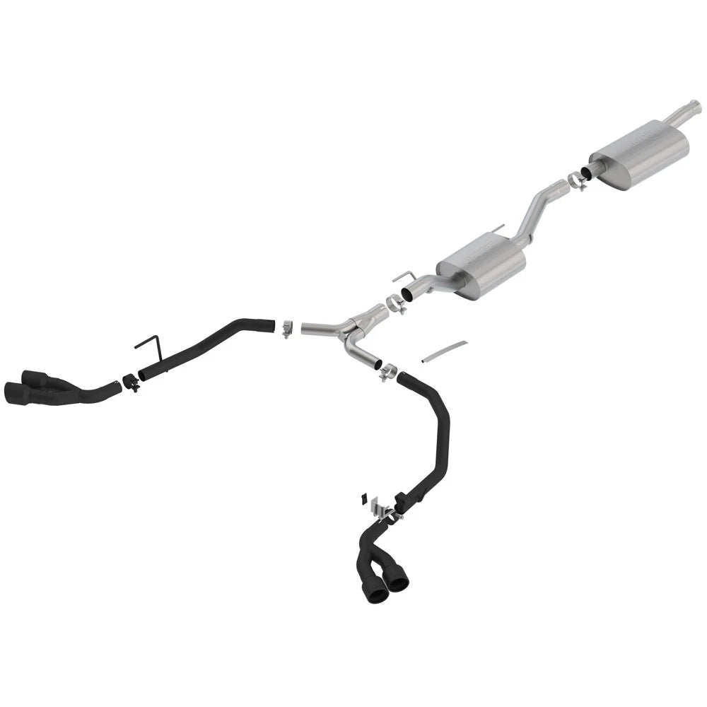 Borla Cat-Back Exhaust System - S-Type | 2020-2020 Jeep Gladiator 3.6L (140814CB)