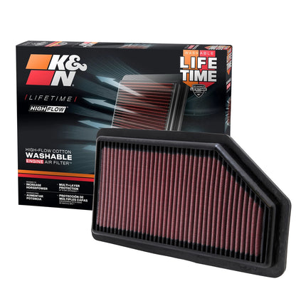 K&N Engineering Replacement Air Filter: Honda Odyssey 2011 - 2012 3.5L V6