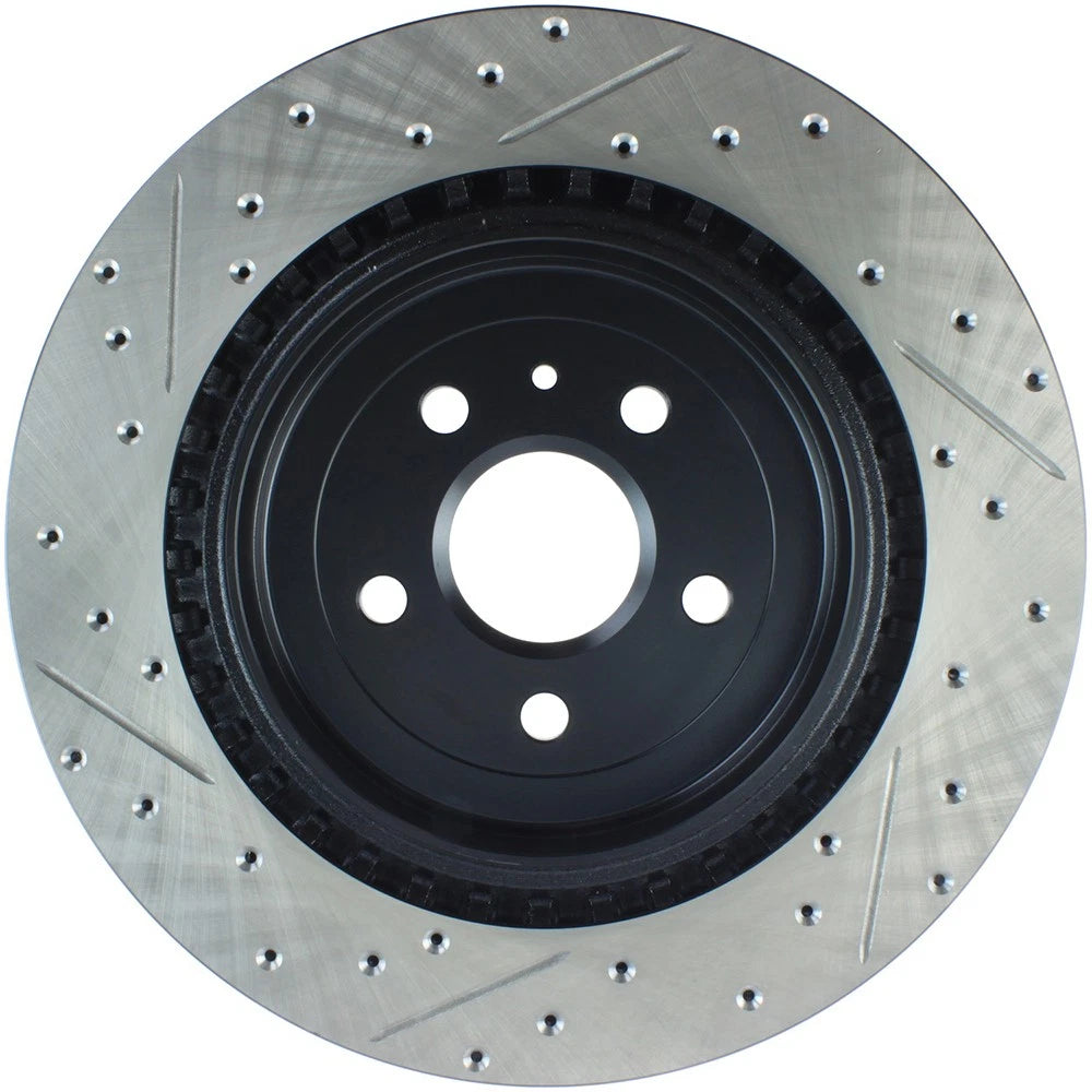 StopTech 127.62119L Rear Left Drilled Brake Rotor for 2009-19 CTS / 10-20 Camaro