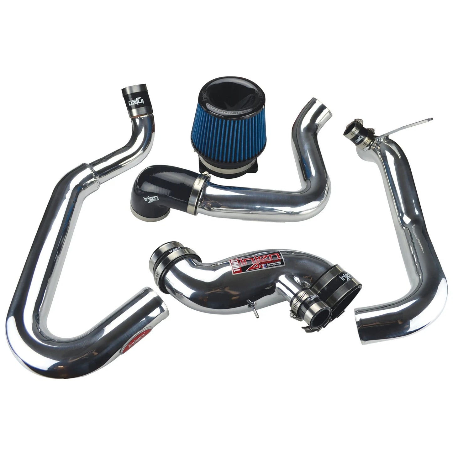 Injen Cast Aluminum Intake w/ Full IC Piping | 2003-2007 Mitsubishi Evo 8/9 (SP1898P)