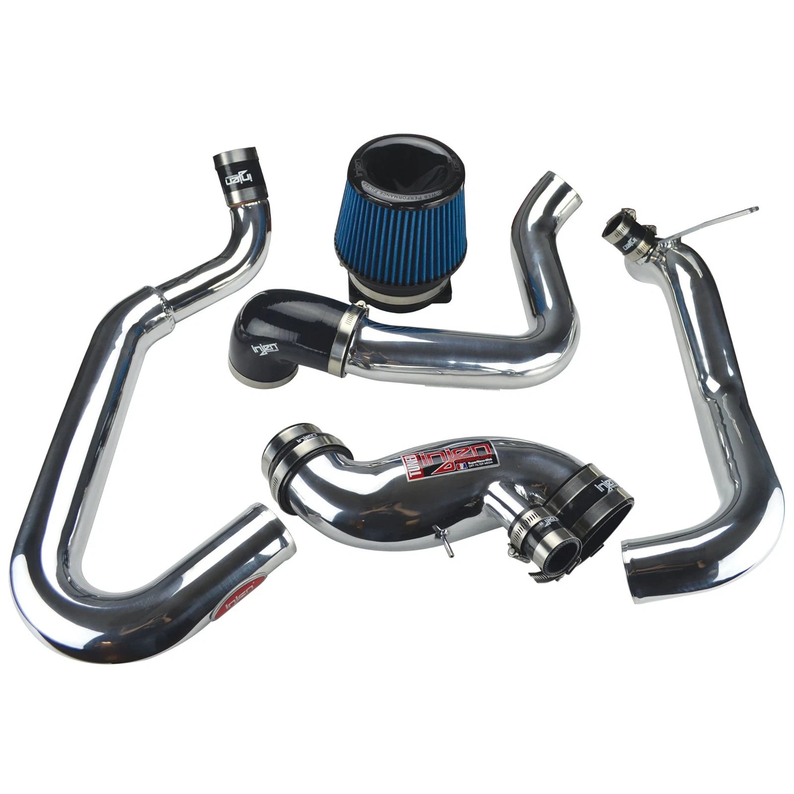 Injen Cast Aluminum Intake w/ Full IC Piping | 2003-2007 Mitsubishi Evo 8/9 (SP1898P)