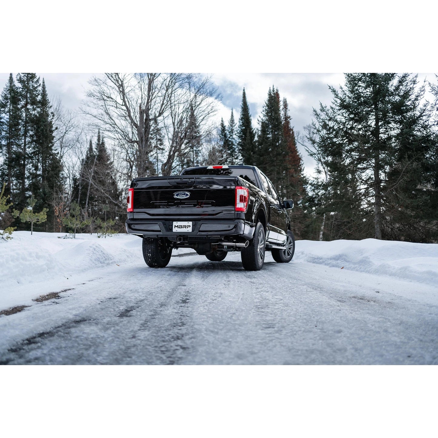 MBRP 3in Aluminized Steel Single Side Catback | Ford F-150 21-24 2.7L/3.5L/5.0L (S5211AL)