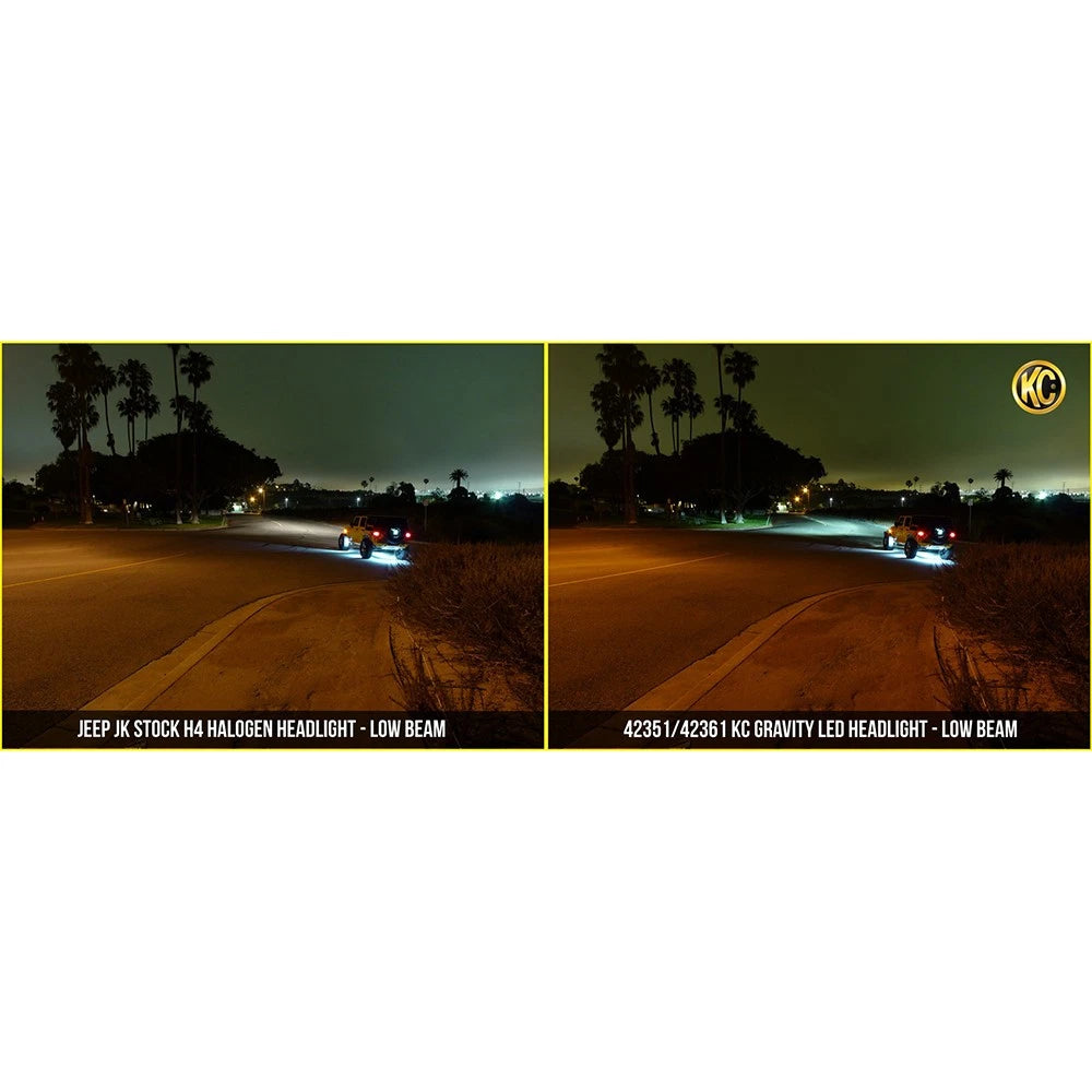 KC HiLiTES 07-18 Jeep JK 7in. Gravity LED Headlights | Jeep JK (42351)