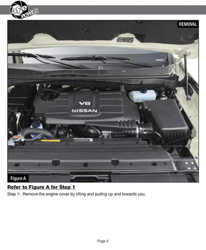 aFe Momentum GT Pro DRY S Cold Air Intake | Nissan Titan V8 5.6L (17-18) (51-76108)