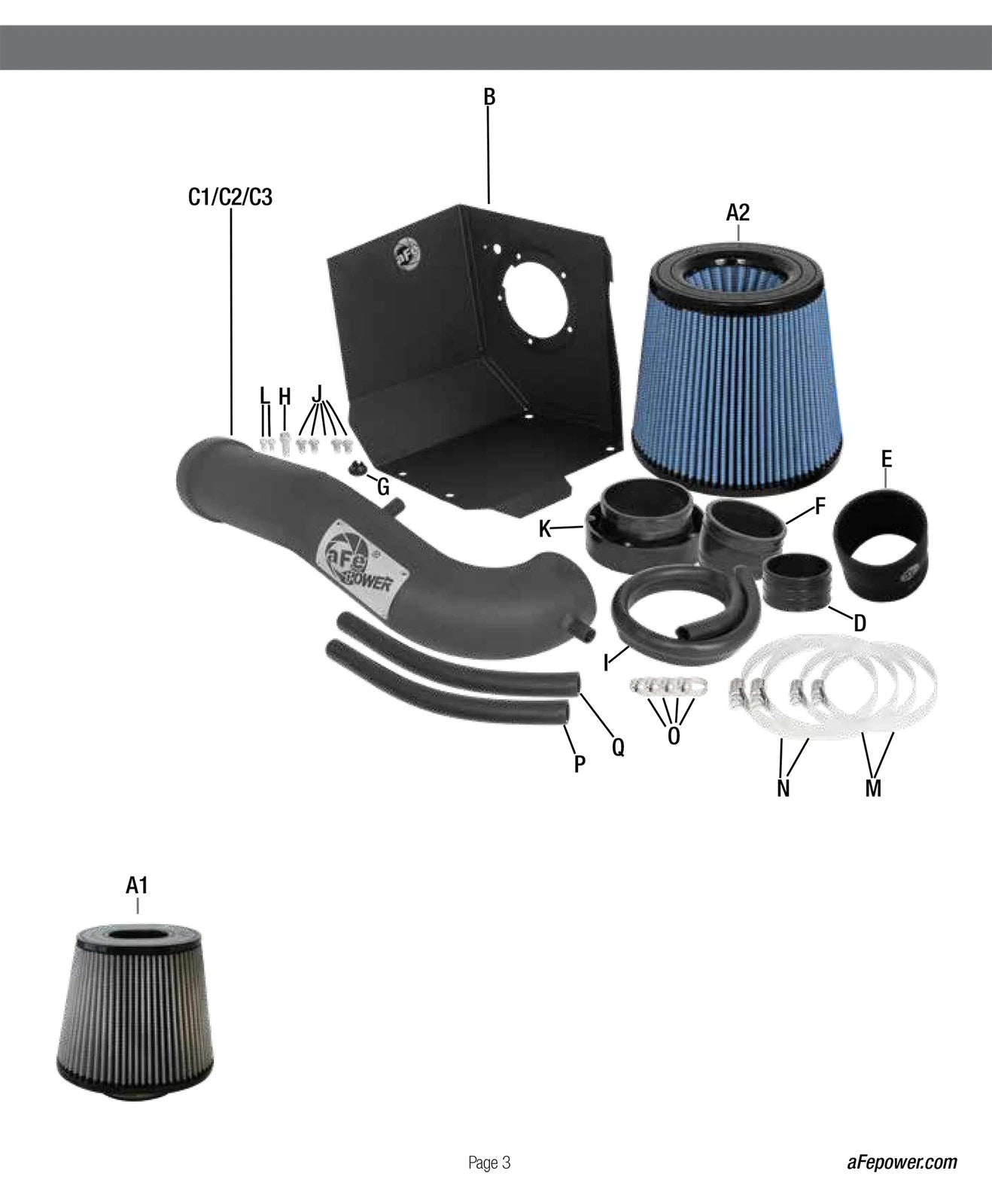 aFe Magnum FORCE Stage-2 Cold Air Intake | GM Silverado/Sierra 1500 5.3L/6.2L (14-17) (51-12332-GR)