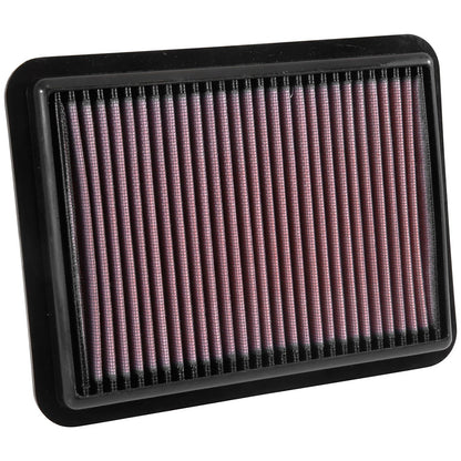 K&N 33-5038 High Flow Performance Air Filter for 13-18 Mazda 3 / 17-20 Yaris 1.5
