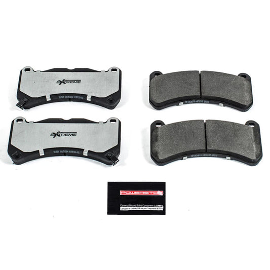 Power Stop Front Z26 Extreme Street Brake Pads w/Hardware | 2013-2014 Ford Mustang (Z26-1365)