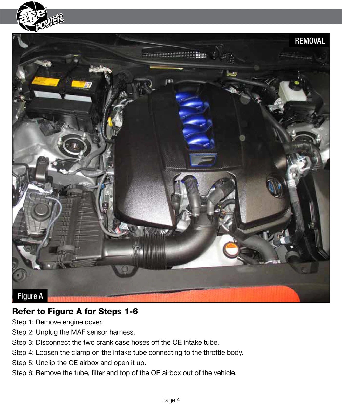 aFe Takeda Stage-2 Pro Dry S Cold Air Intake | Lexus RC F 5.0L V8 (15-17) (TR-2017L-D)