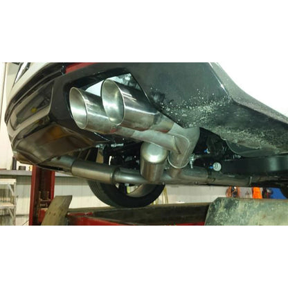 MBRP 3in T409 Race D& S Dual 4.5in Quad Tips | Camaro V8 6.2L 16 (S7036409)