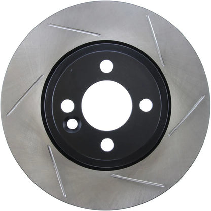 StopTech 126.34100SL Front Left Slotted Brake Disc Rotor for 2007-16 Mini Cooper
