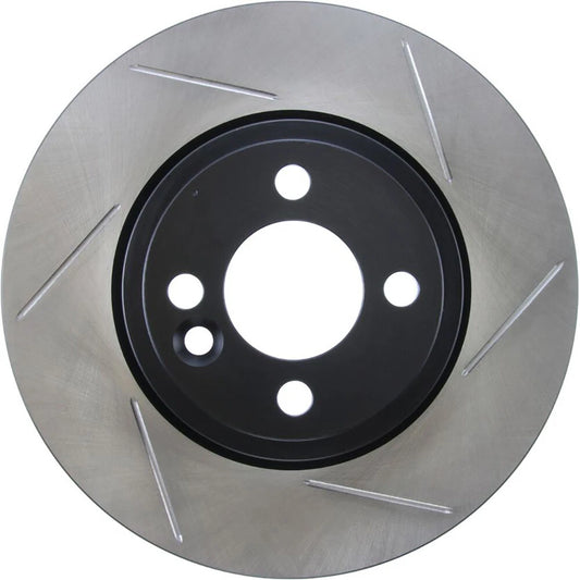 StopTech 126.34100SL Front Left Slotted Brake Disc Rotor for 2007-16 Mini Cooper