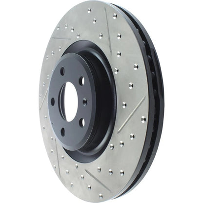 StopTech 127.33138L Front Left Drilled Brake Rotor for 12-19 Audi A6 / 12-17 S5