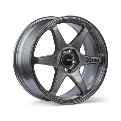 Enkei T6R Gloss Gunmetal | 17x8" +40mm | 5x114.3mm Wheel