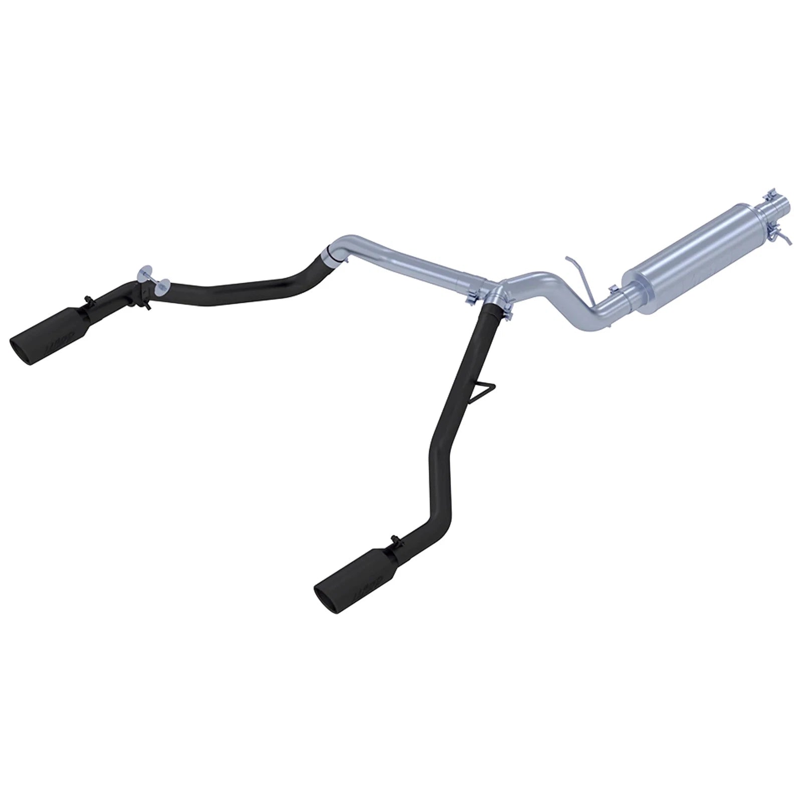 MBRP 3in Dual Split D&S Cat-Back Exhaust | Ford Ranger 19-23 (S5223BLK)