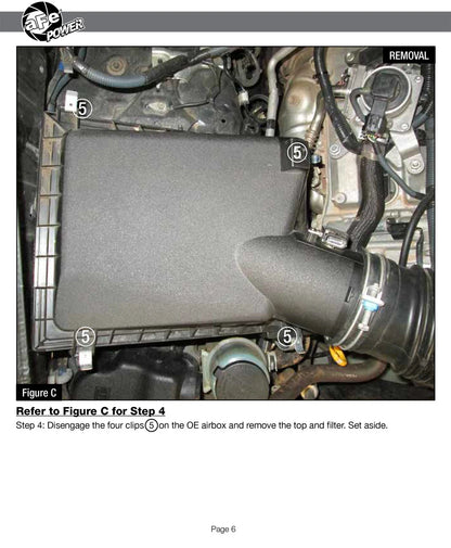 aFe Momentum GT Pro 5R Cold Air Intake w/ Magnuson s/c | Toyota 4Runner V6 4.0L 2010-18 (54-76013)