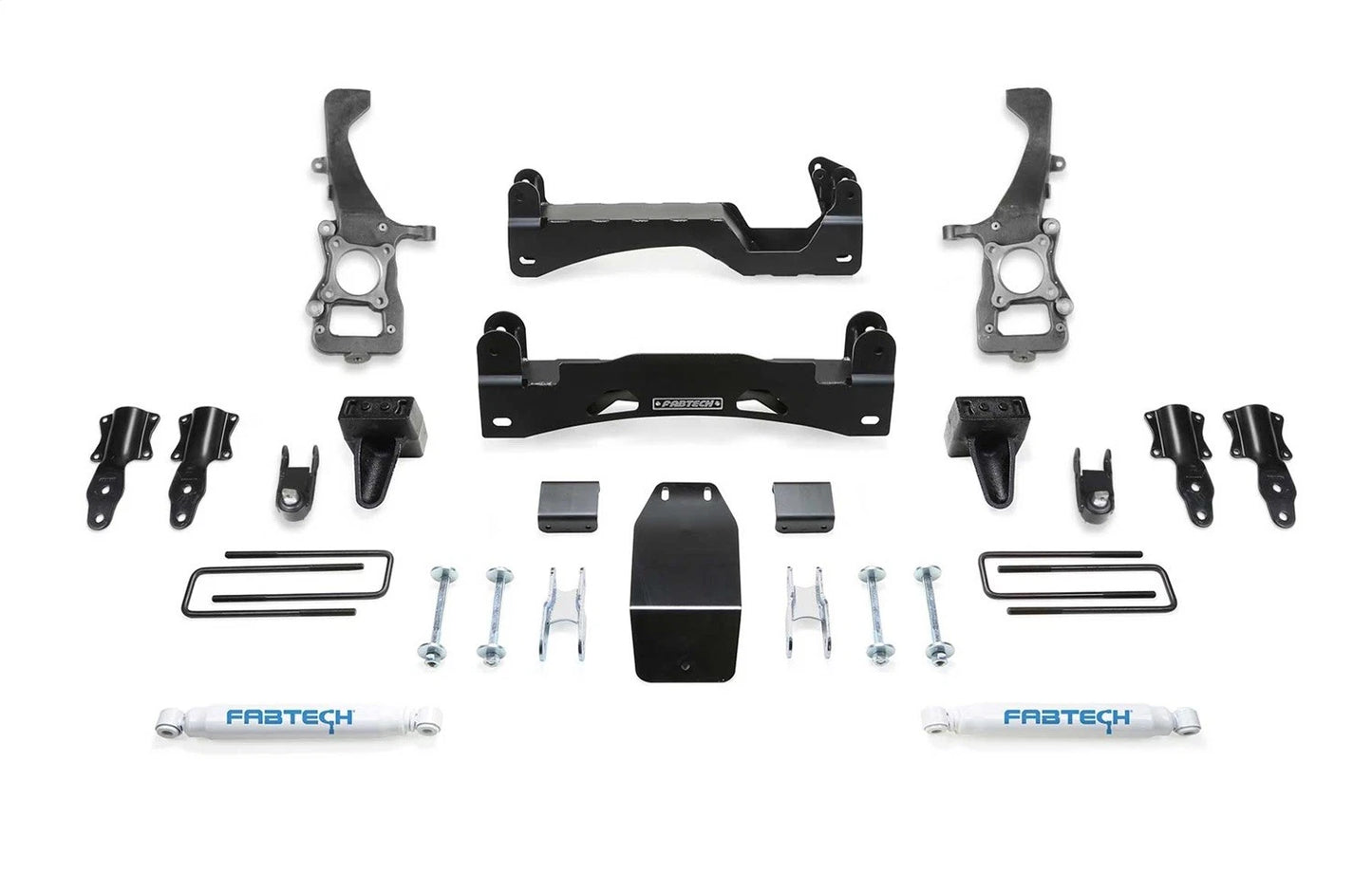 Fabtech 2021 Ford F150 4WD 6in Basic Sys w/Perf Shks