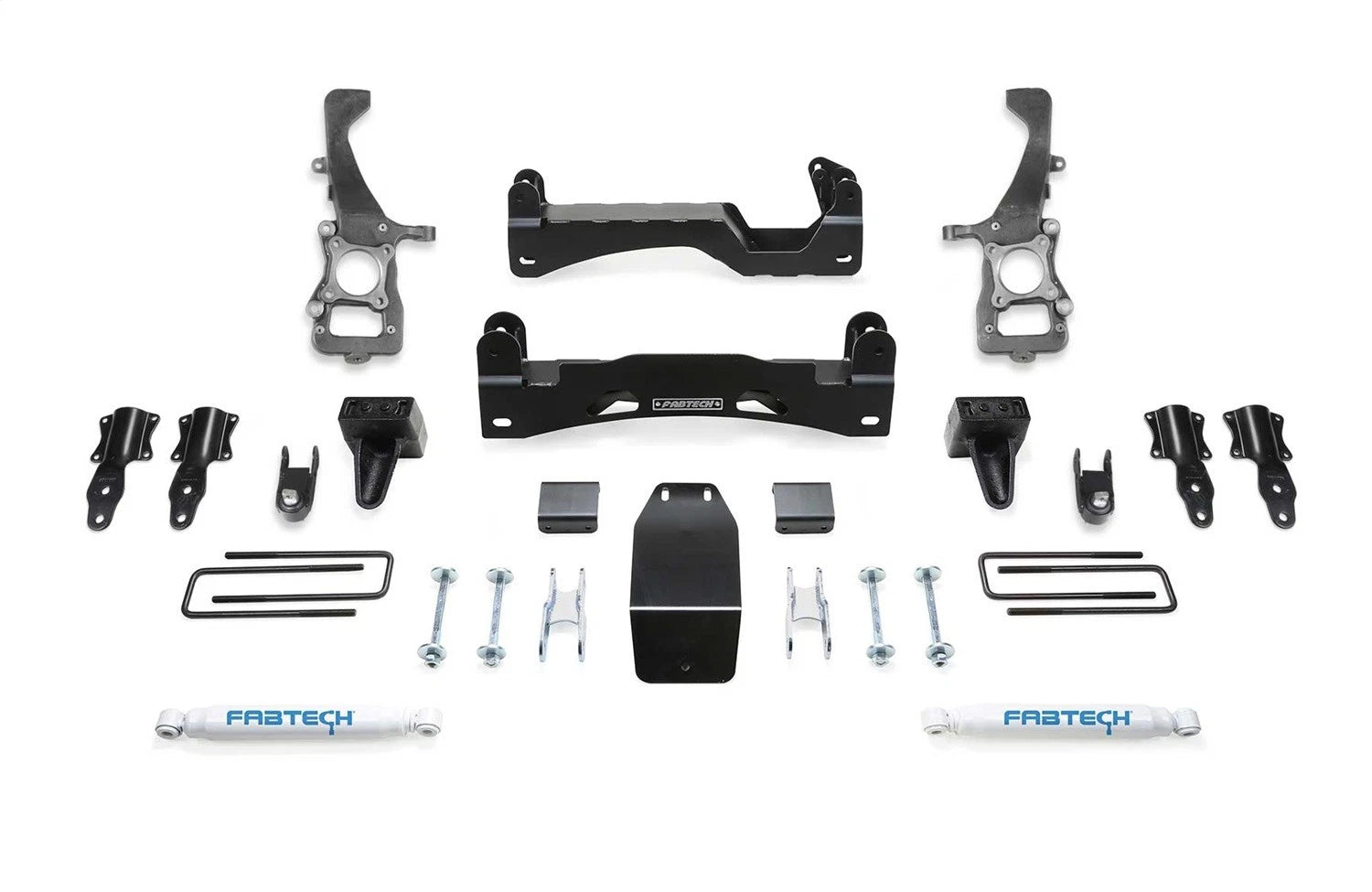 Fabtech 2021 Ford F150 4WD 6in Basic Sys w/Perf Shks