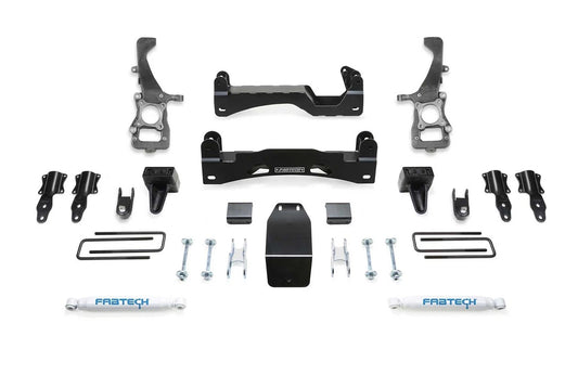 Fabtech 2021 Ford F150 4WD 6in Basic Sys w/Perf Shks